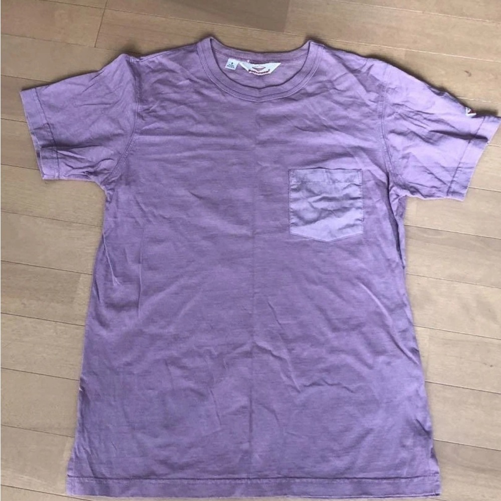 Battenwear purple pocket tee Le Bon shoppe toteme marine layer buck mason style
